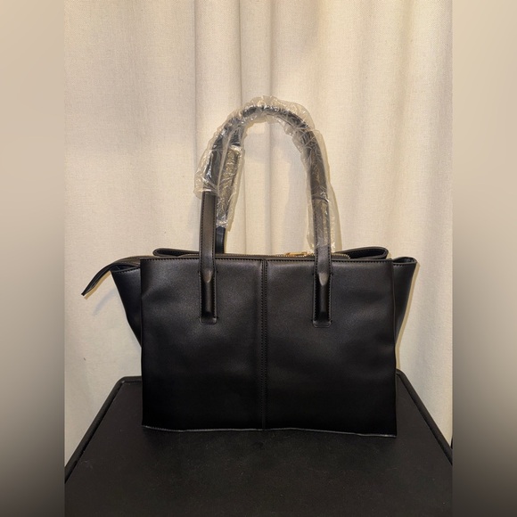 JustFab Black Shoulder Purse Bag - Picture 1 of 4